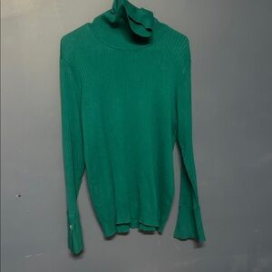 Halston Heritage Emerald Cowl Neck Sweater